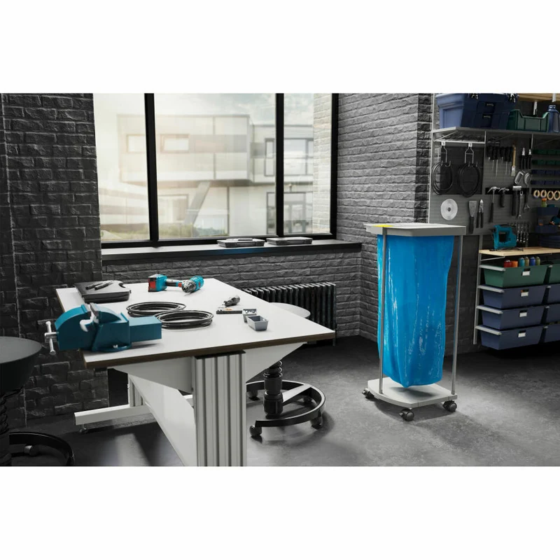 Hailo Müllsackständer ProfiLine MSS XXXL, Abfalleimer, Müllsackhalter, Aluminium, 120 L, 0912-110