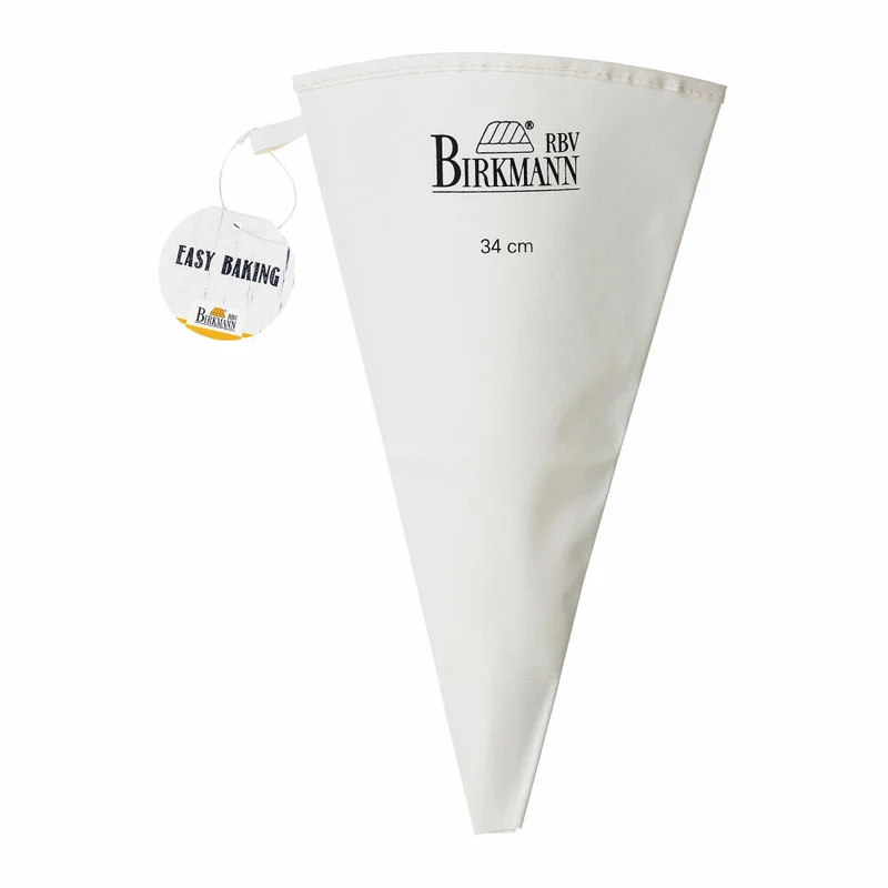 Birkmann Easy Baking Spritzbeutel, Spritz Beutel, Backzubehör, geschweißt aus kunststoffbesch. Nylon, 34 cm, 412149