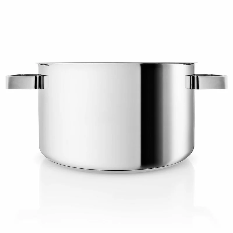 Eva Solo Nordic kitchen Topf, Kochtopf, Universaltopf, Suppentopf, Fleischtopf, Kochen, Edelstahl, Eiche, 6 L, 281260