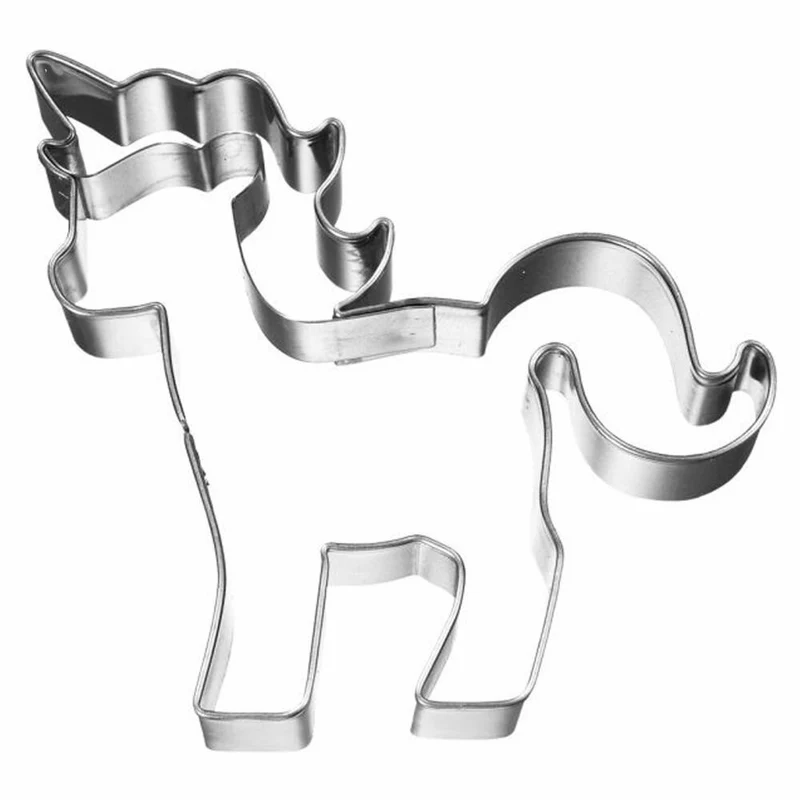 Birkmann Ausstechform Einhorn, Ausstecher, Plätzchenform, Keks, Plätzchen, Edelstahl, 8.5 cm, 197381