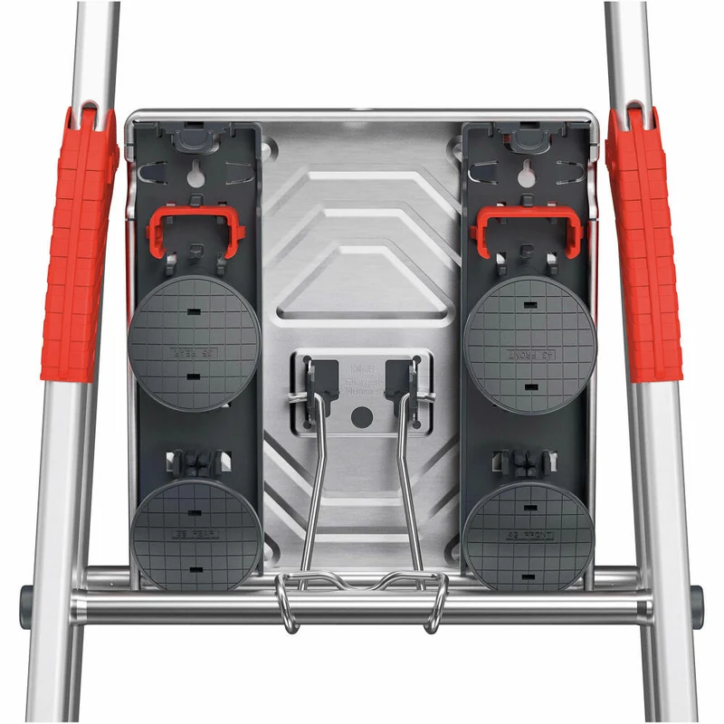 Hailo Wechselfuß-Set EasyClix Garden - Größe L, Leiterfüße, Leiterzubehör, Kunststoff, Schwarz, 9948-001