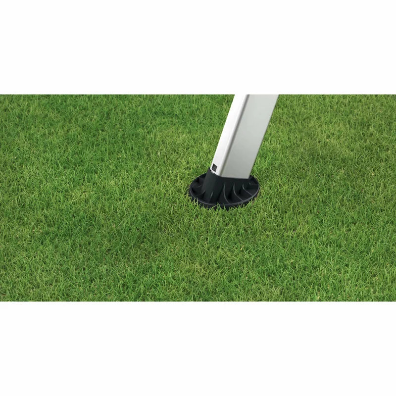Hailo Wechselfuß-Set EasyClix Garden - Größe L, Leiterfüße, Leiterzubehör, Kunststoff, Schwarz, 9948-001