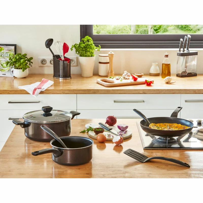 Tefal Easy Cook & Clean Pfanne, Bratpfanne, Antihaftversiegelung, Aluminium, Ø 32 cm, B55508