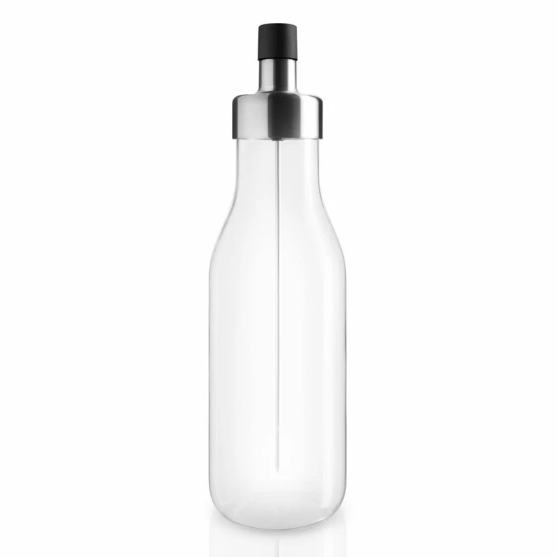 Eva Solo MyFlavour Ölkaraffe, Ölflasche, Ölspender, Glas/Edelstahl/Silikon, Transparent, 0.5L, 567686