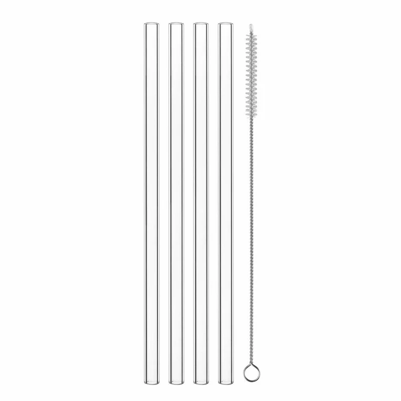 Nachtmann Latte Macchiato Set Noblesse 8-tlg., 4 Gläser + 4 Glastrinkhalme, Kristallglas, 350 ml, 104671