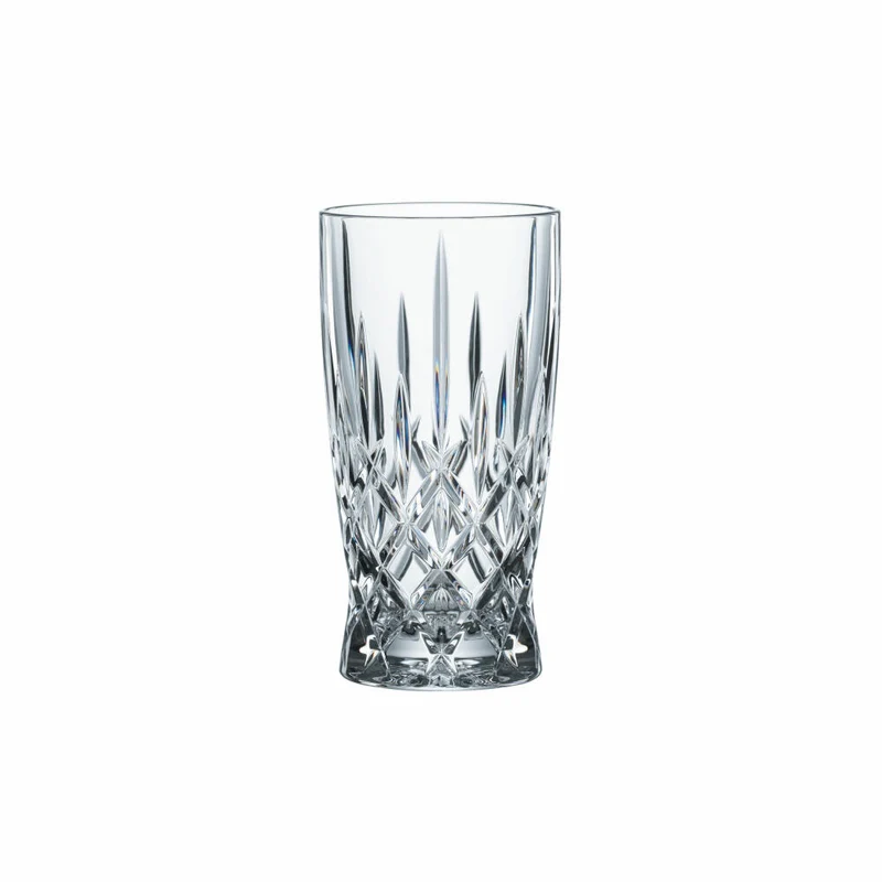 Nachtmann Latte Macchiato Set Noblesse 8-tlg., 4 Gläser + 4 Glastrinkhalme, Kristallglas, 350 ml, 104671