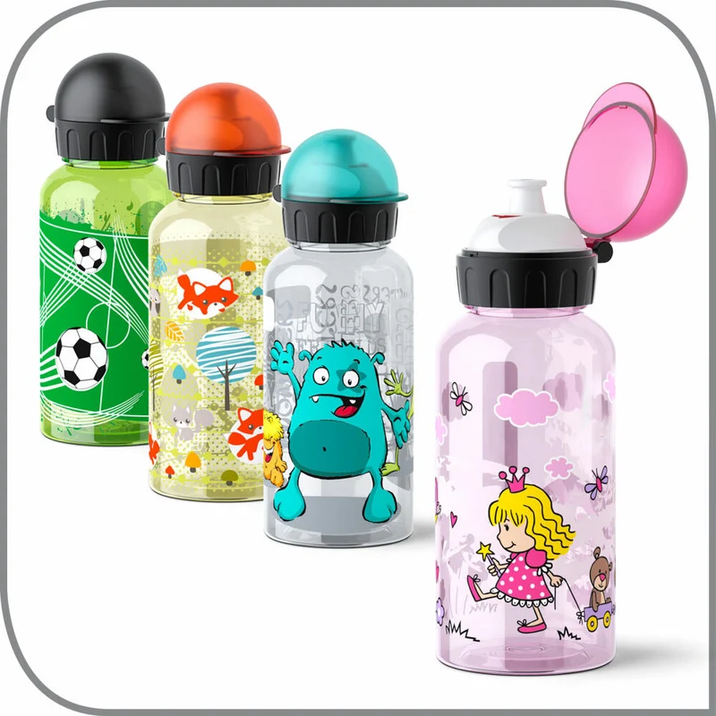 EMSA Kids Tritan Trinkflasche Weltraum, Wasserflasche, Flasche, Kinder, Kunststoff, 0.4 L, N30513