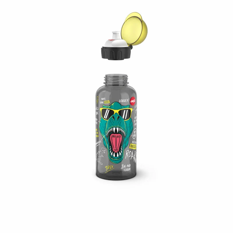 EMSA Teens Tritan Trinkflasche Dino, Wasserflasche, Flasche, Kinder, Kunststoff, 0.6 L, N30603