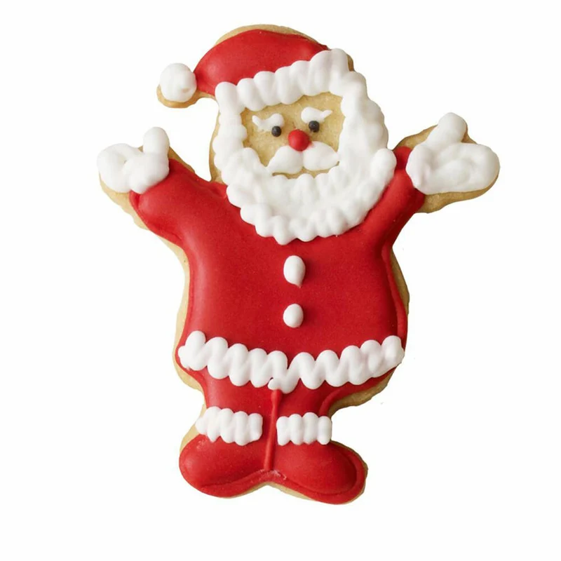 Birkmann Ausstechform Santa Claus, Ausstecher, Plätzchenform, Keks, Plätzchen, Edelstahl, 8.5 cm, 191525