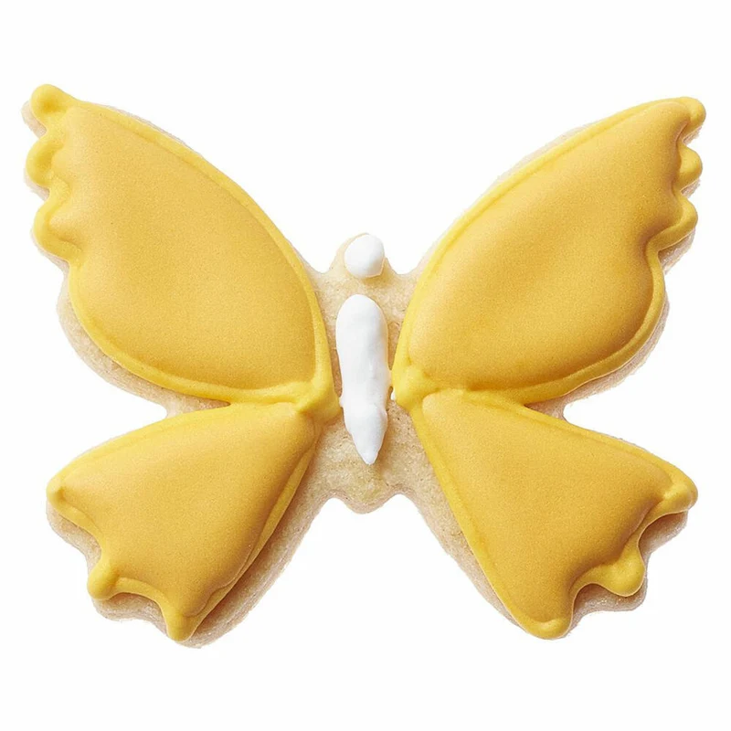 Birkmann Ausstechform Schmetterling, Ausstecher, Plätzchenform, Keks, Plätzchen, Edelstahl, 7 cm, 194038