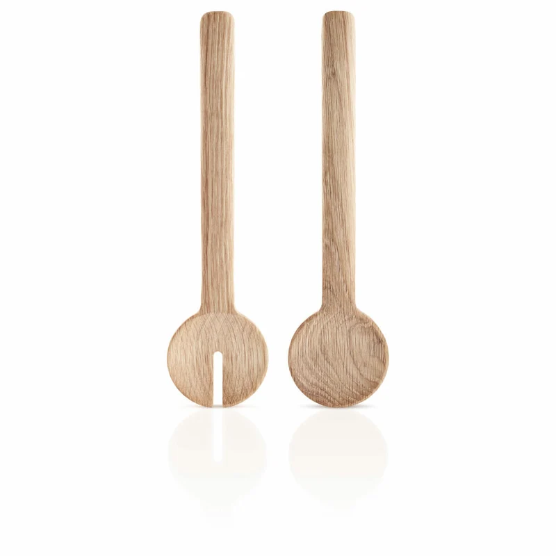 Eva Solo Salatbesteck, Salat, Besteck, Vorleger, Küche, Servieren, Kochen, Eiche, 2-tlg., 119649