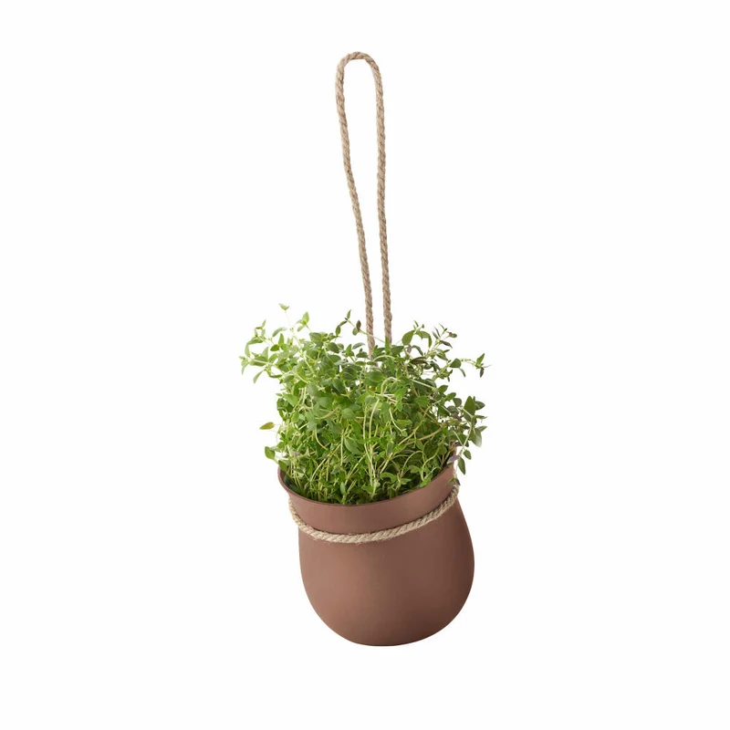 Rig-Tig Grow-It Kräutertopf, Blumentopf, Pflanzentopf, Pflanzkübel, Silikon, Terracotta, 13 cm, Z001301