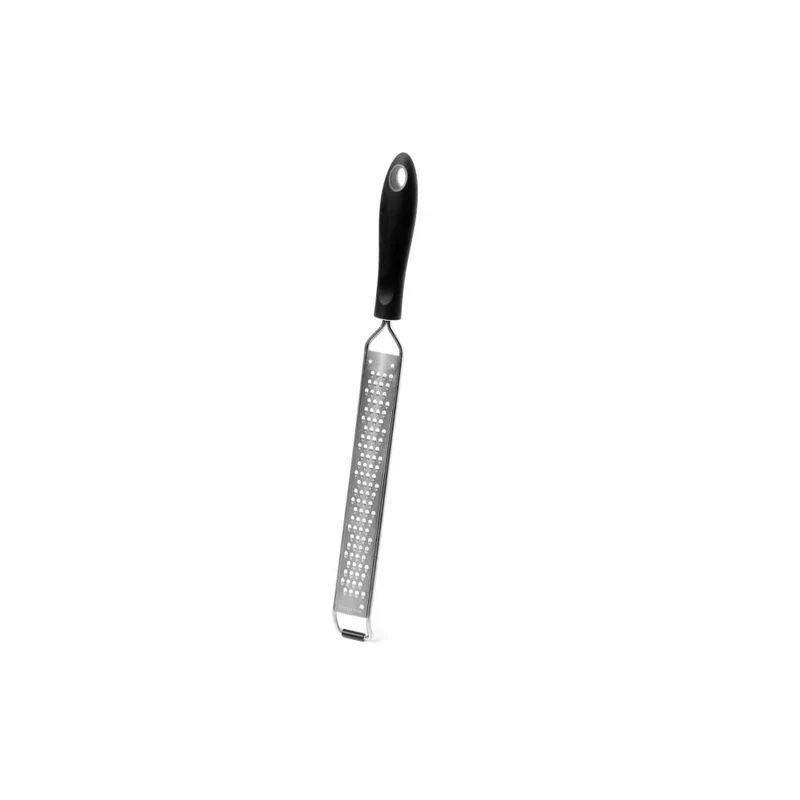 Comas Küchenreibe länglich Mittel, Hobel, Edelstahl, TPR, Schwarz, 8951
