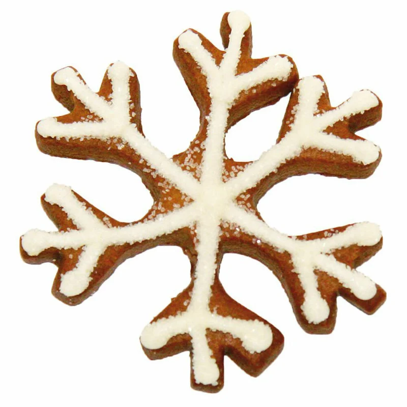 Birkmann Ausstechform Eiskristall, Ausstecher, Plätzchenform, Keks, Plätzchen, Edelstahl, 8 cm, 193260