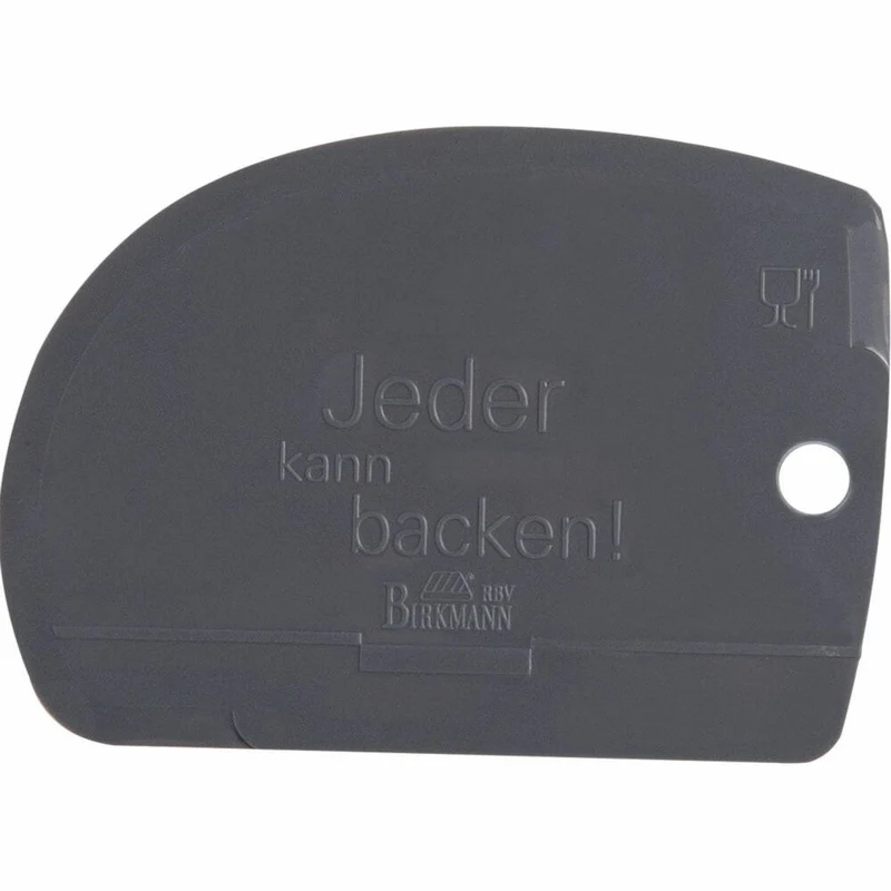 Birkmann Easy Baking Teigkarte, Teig Karte, Backform, Teigschaber, Kunststoff, 11 cm, 429390