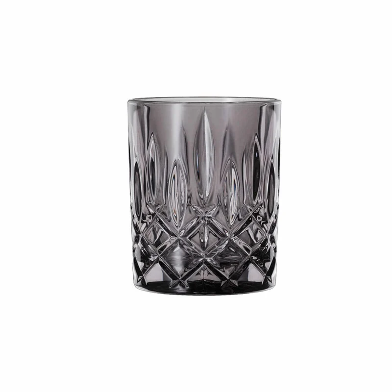 Nachtmann Whiskybecher 2er Set Noblesse, Whisky Tumbler, Kristallglas, Smoke, 295 ml, 104245