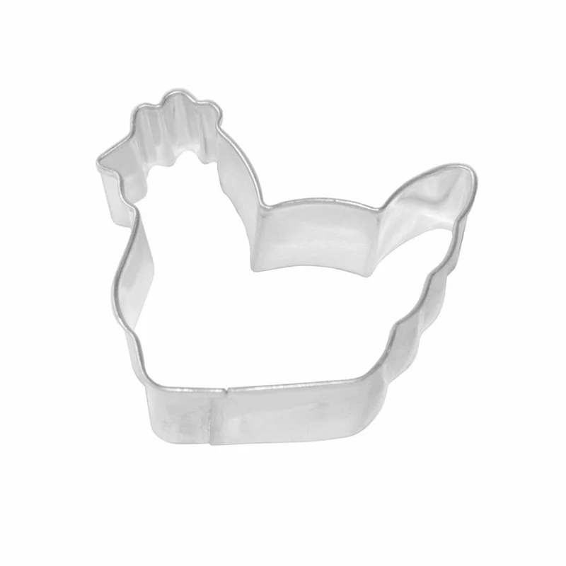 Birkmann Ausstechform Henne, Ausstecher, Plätzchenform, Keks, Plätzchen, Weißblech, 6 cm, 121386