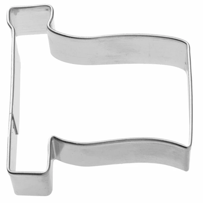 Birkmann Ausstechform Flagge, Ausstecher, Plätzchenform, Keks, Plätzchen, Edelstahl, 6.5 cm, 192508
