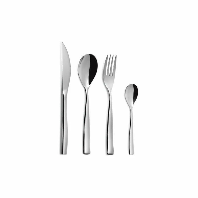 Comas Besteck-Set Ibiza 24-tlg., Tafelbesteck, Edelstahl 18/10, Silberfarben, 2797
