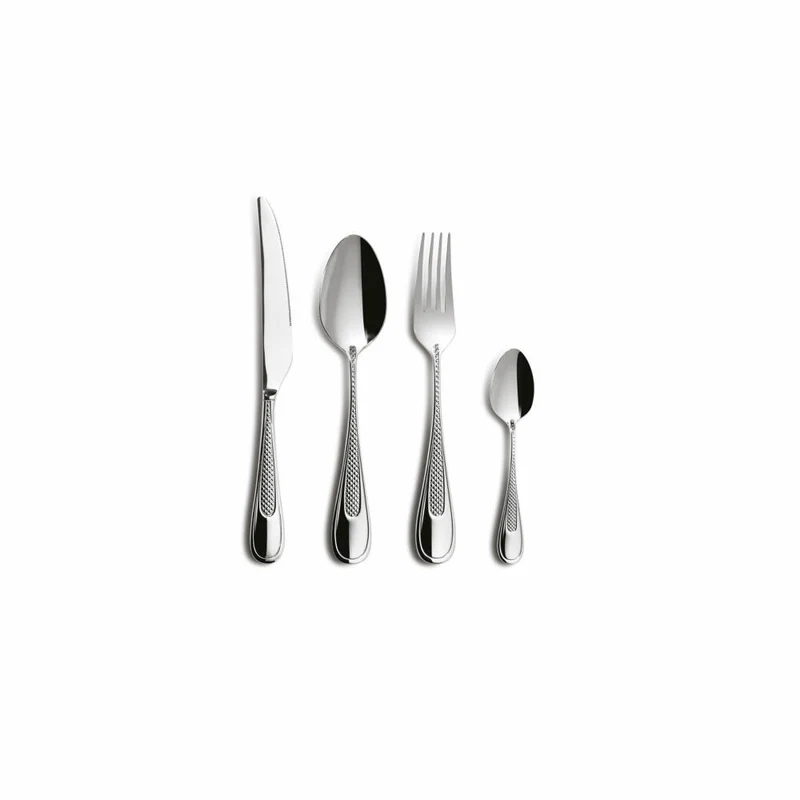 Comas Besteck-Set Palma 24-tlg., Tafelbesteck, Edelstahl 18/10, Silberfarben, 6536
