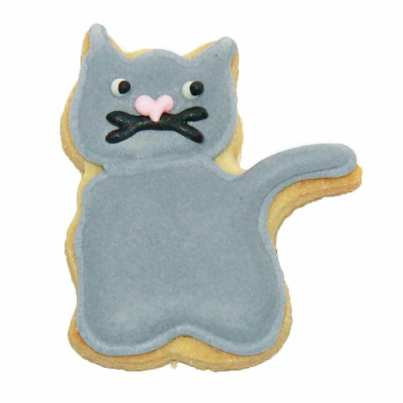 Birkmann Ausstechform Katze, Ausstecher, Plätzchenform, Keks, Plätzchen, Edelstahl, 5.5 cm, 194441