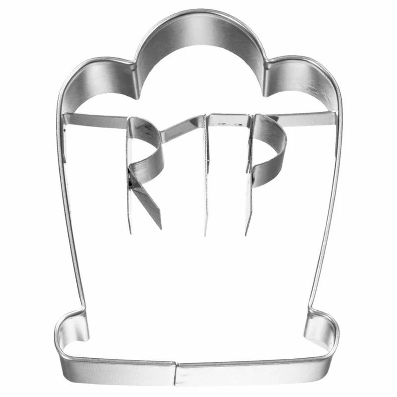 Birkmann Ausstechform Grabstein, Ausstecher, Plätzchenform, Keks, Plätzchen, Edelstahl, 7 cm, 195233
