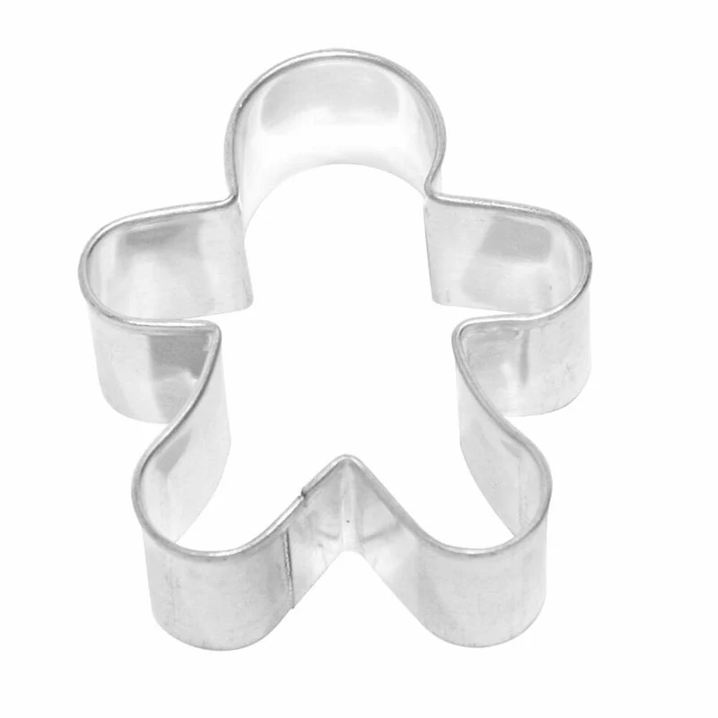 Birkmann Ausstechform Gingerman, Ausstecher, Plätzchenform, Keks, Plätzchen, Weißblech, 12.5 cm, 122475