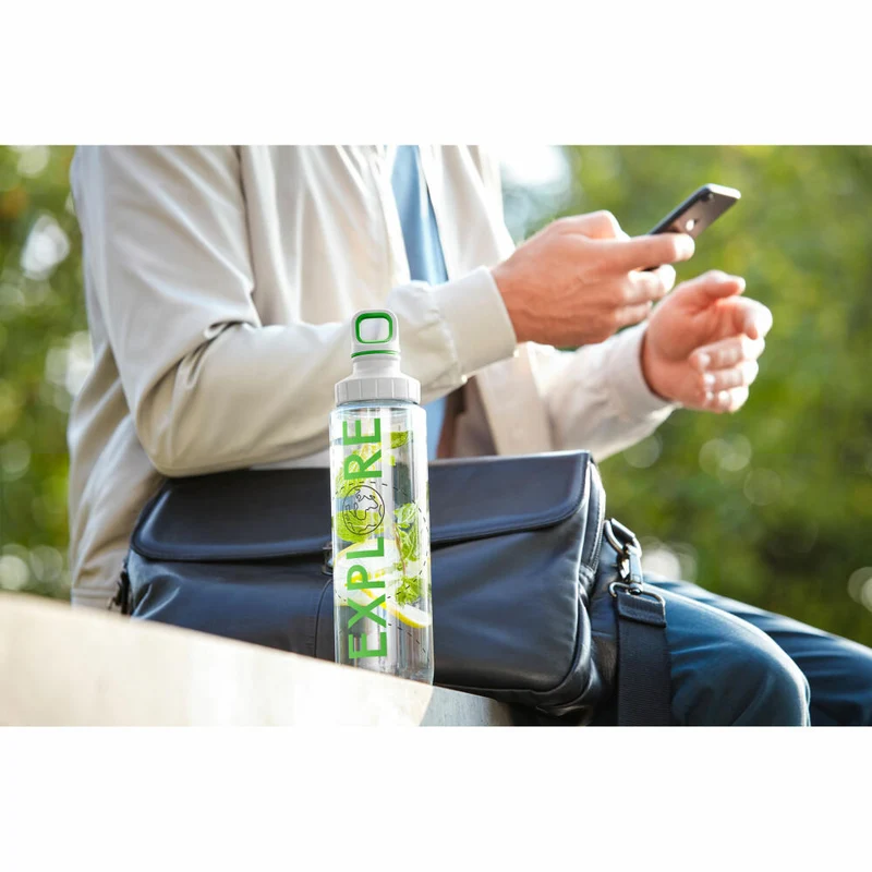 EMSA Drink2Go TRITAN Trinkflasche Explore, Wasserflasche, Flasche, 0.7 L, N30312