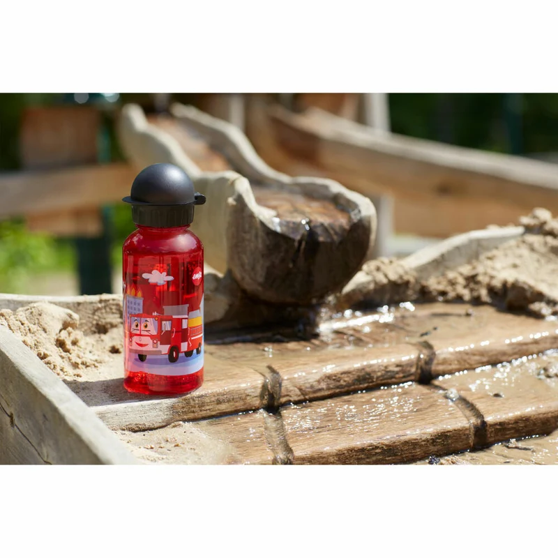 EMSA Kids Tritan Trinkflasche Feuerwehr, Wasserflasche, Flasche, Kinder, Kunststoff, 0.4 L, N30512