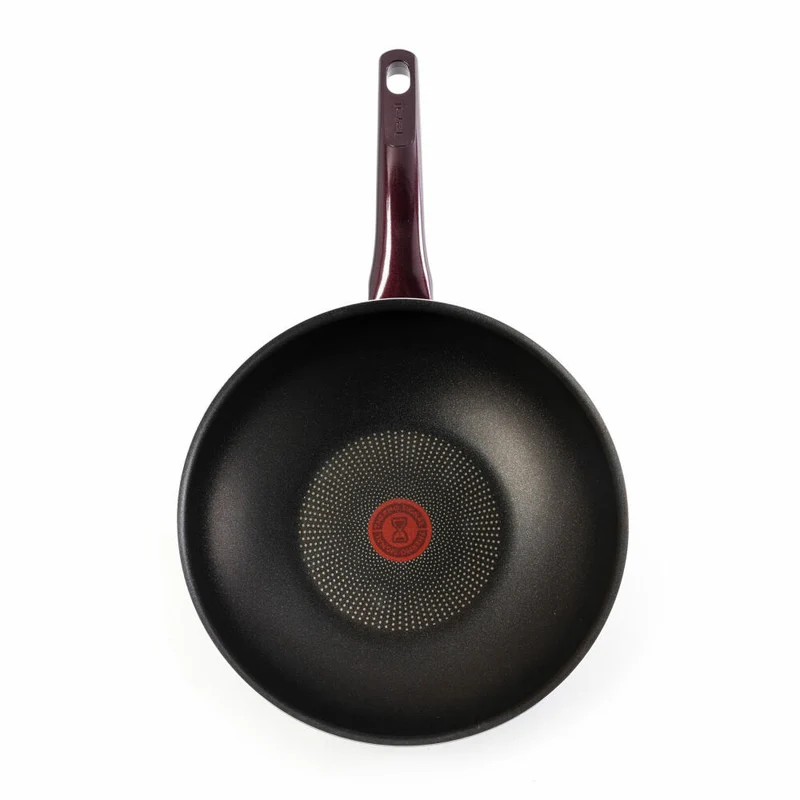 Tefal Resist Intense Wokpfanne, Wok Pfanne, Antihaftbeschichtung, Aluminium, Ø 28 cm, D52219