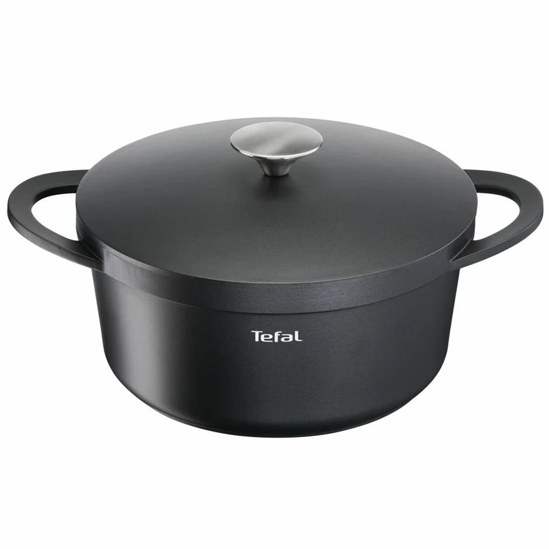 Tefal Trattoria Schmortopf, Kochtopf, Topf, Bratentopf, induktionsgeeignet, Aluguss, Ø 24 cm, E21846
