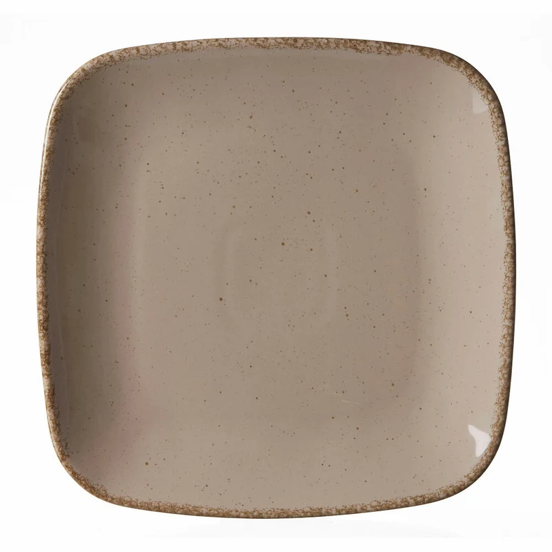 Ritzenhoff & Breker CASA Tafelservice 8-tlg., Geschirrset, Service, Quadratisch / Rund, Porzellan, Grau, 83736