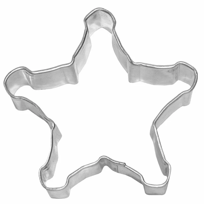 Birkmann Ausstechform Eiskristall, Ausstecher, Plätzchenform, Keks, Plätzchen, Weißblech, 6 cm, 100138
