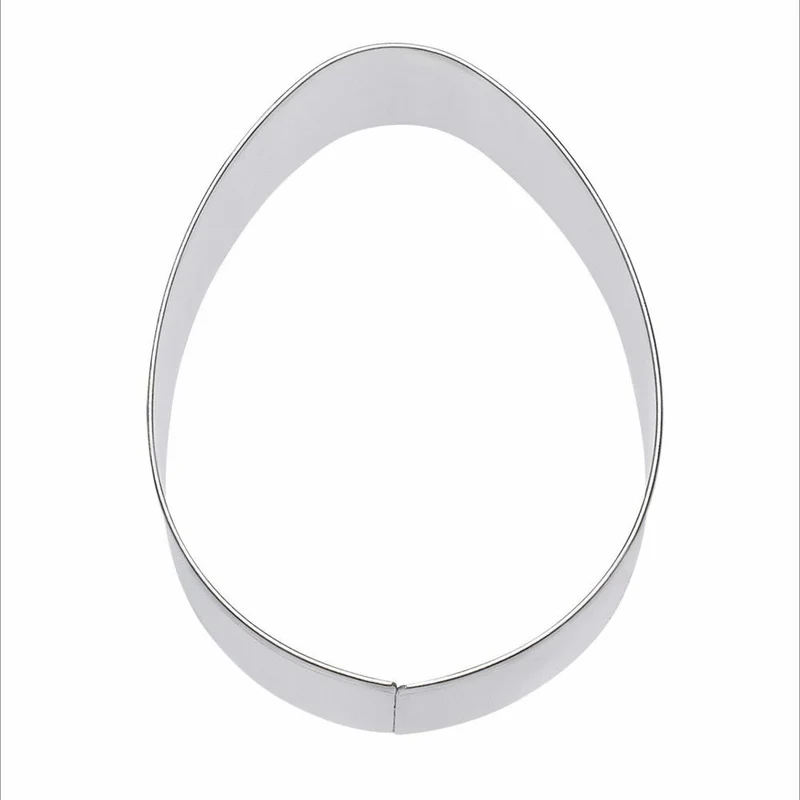 Birkmann Ausstechform Ei, Ausstecher, Plätzchenform, Keks, Plätzchen, Edelstahl, 8 cm, 196834