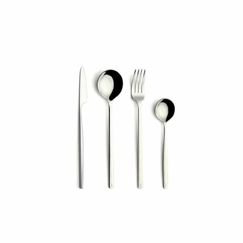 Comas Besteck-Set Atlantida 24-tlg., Tafelbesteck, Edelstahl 18/10, Silberfarben, 9773