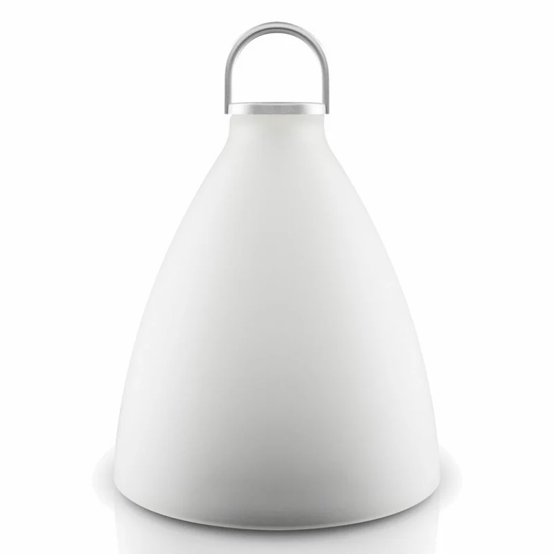 Eva Solo SunLight Bell, Solarleuchte, Solarlampe, Tischlampe, Balkonlampe, Gefrostetes Glas/Aluminium/Kunststoff, Groß, 571328