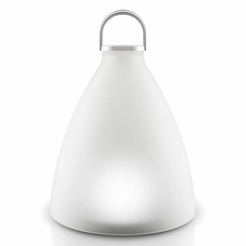 Eva Solo SunLight Bell, Solarleuchte, Solarlampe, Tischlampe, Balkonlampe, Gefrostetes Glas/Aluminium/Kunststoff, Groß, 571328