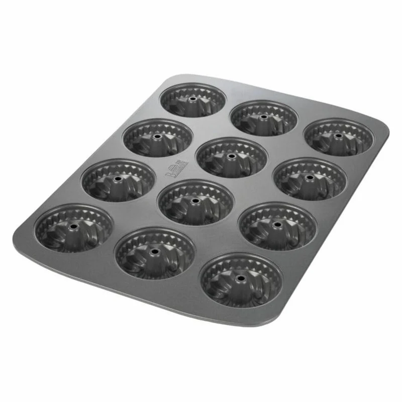 Birkmann Easy Baking Mini-Gugelhupfblech, Gugelhupfform, Kuchenform, Tortenform, Anithaft, 37 cm, 881167