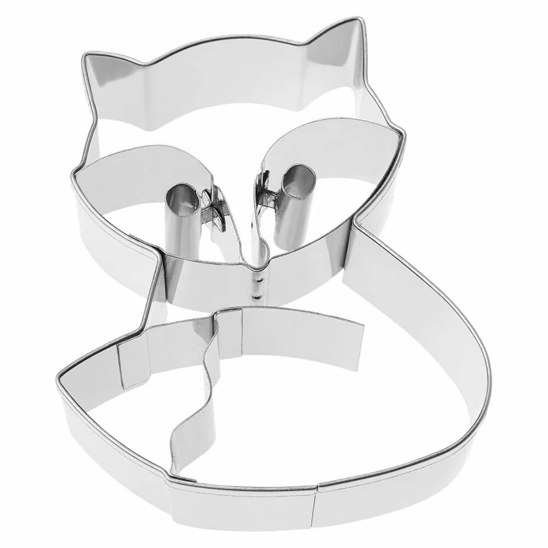 Birkmann Ausstechform Fuchs Fero, Ausstecher, Plätzchenform, Keks, Plätzchen, Edelstahl, 7 cm, 193499