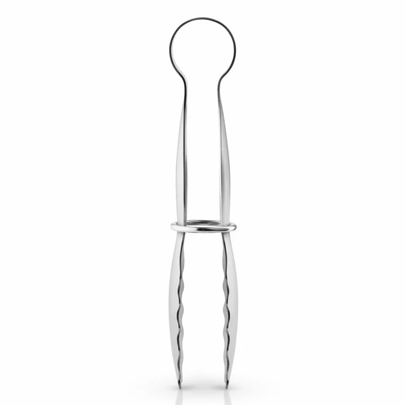 Eva Solo Aufschnittzange, Servierzange, Servierbesteck, Zange, Küchenzange, Edelstahl, L 13.7 cm, 552081