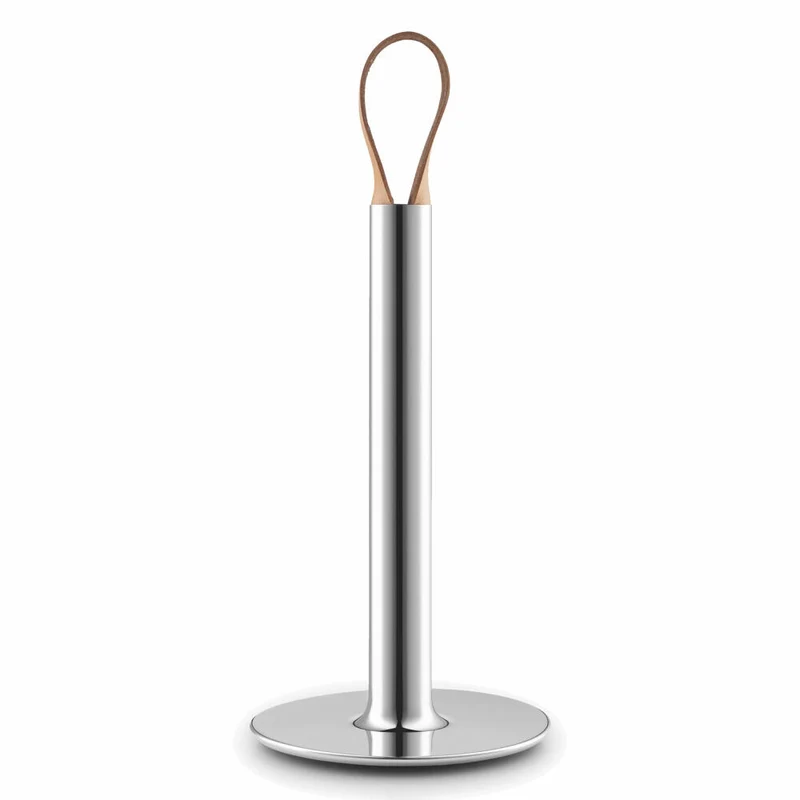 Eva Solo Küchenrollenhalter, Rollenhalter, Küchenrollenständer, Gummi/Edelstahl/Leder, H 30.5 cm, 530606