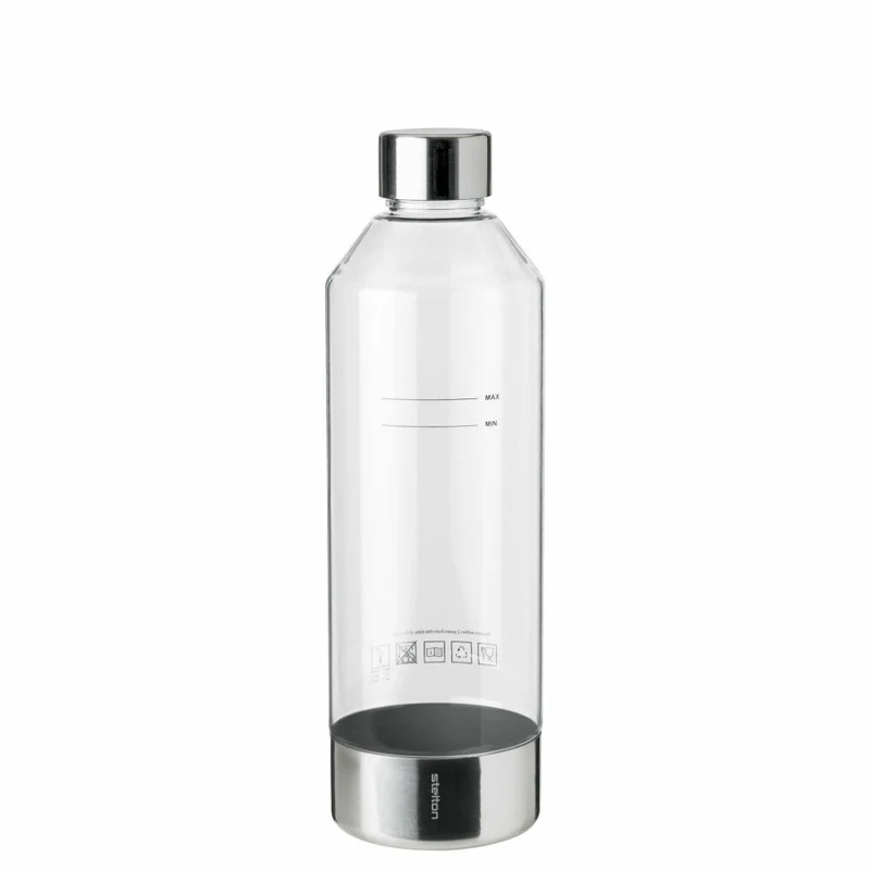Stelton Wassersprudler Brus, für kohlensäurehaltige Getränke, Edelstahl, Kunststoff, Steel, 2100