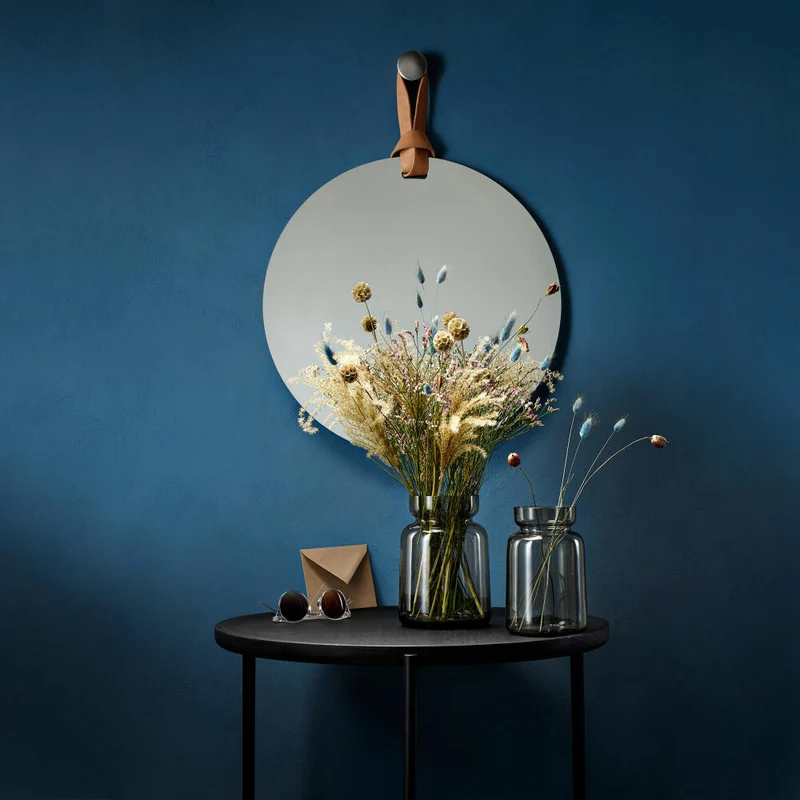 Eva Solo Silhouette Glasvase, Vase, Blumenvase, Dekovase, Dekoration, Rauchglas, H 18.5cm, 591511