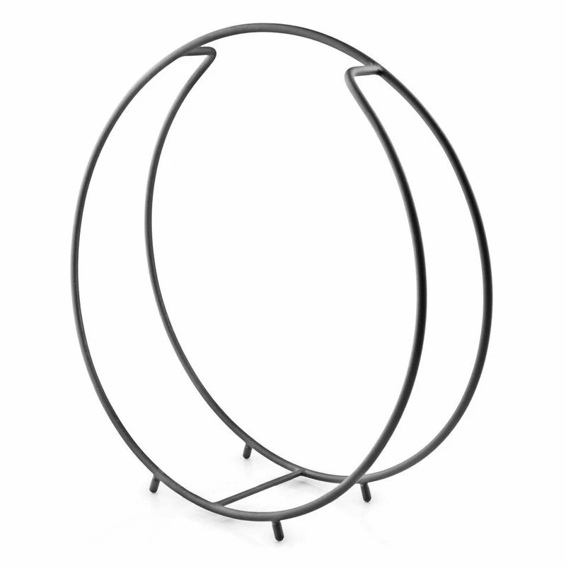 Eva Solo FireGlobe Brennholzhalter, Brennholz Halter, Kaminholzständer, Kaminholzregal, Brennholzregal, Stahl, Schwarz, 571115
