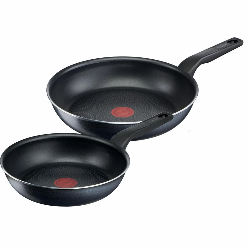 Tefal XL Force Pfannenset, 2-tlg., Pfannen, Pfanne, Bratpfanne, Aluminium, C38590