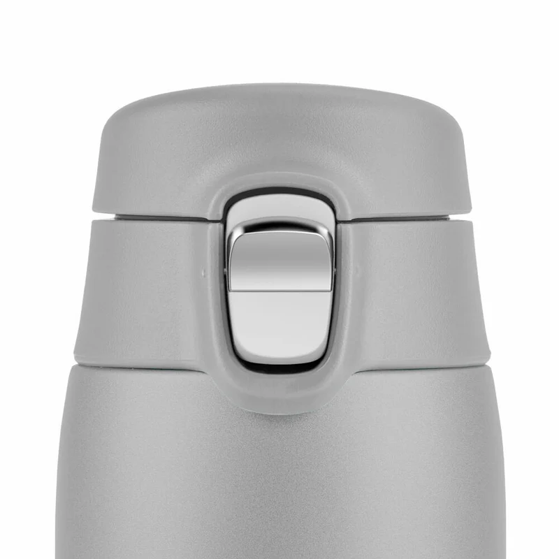 EMSA Travel Mug Light Isolierbecher, Isobecher, Iso Becher, Thermobecher, Edelstahl, Silber, 0.4 L, N21510