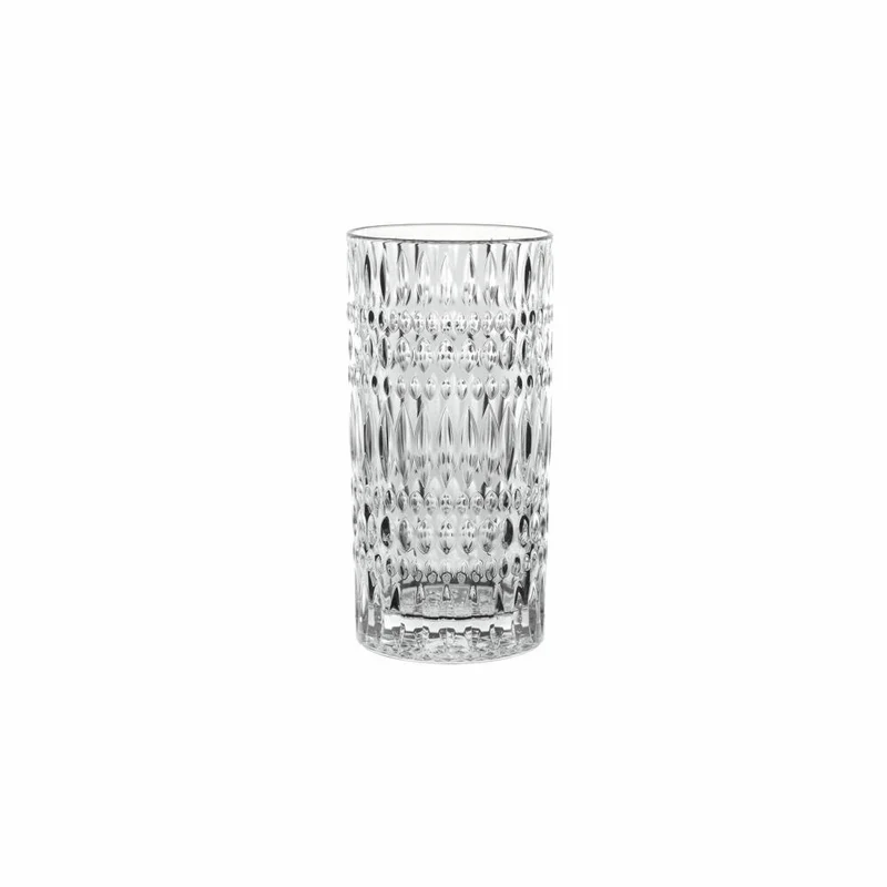 Nachtmann Longdrinkglas 4er Set Ethno, Cocktailgläser, Kristallglas, Klar, 422 ml, 104250
