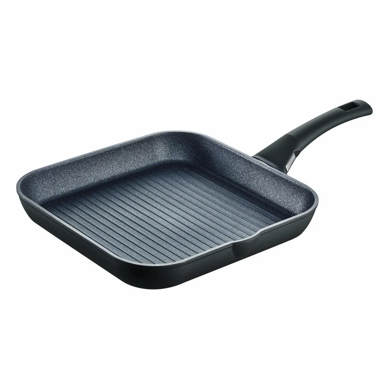 Berndes Balance Induction Enduro Grillpfanne, Pfanne, Grillen, Antihaftversiegelung, Aluminium, 28 cm, 0009881428