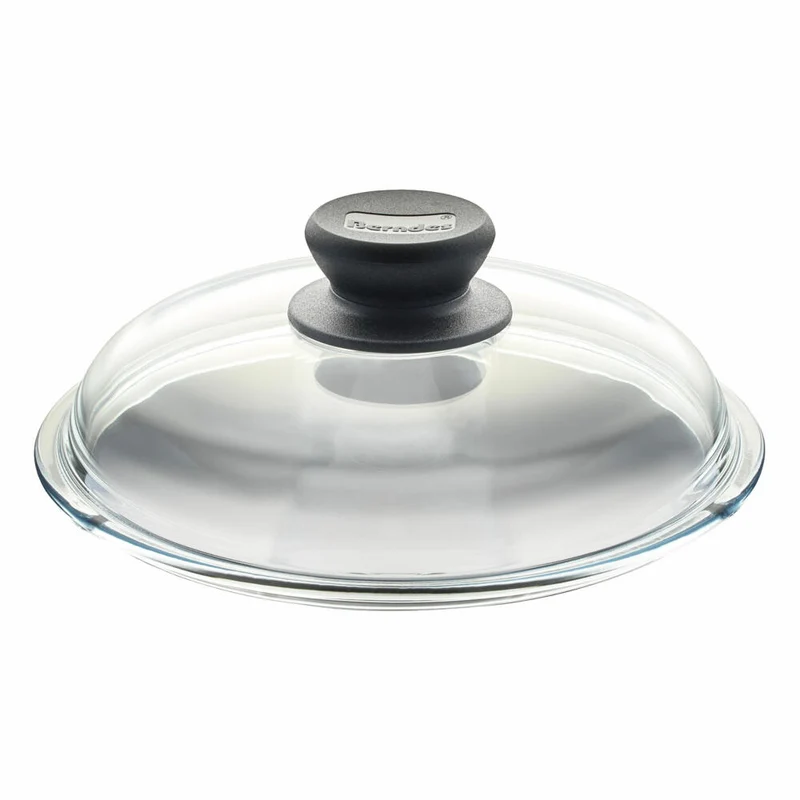 Berndes Gewölbter Glasdeckel mit Kunststoffknauf, Glas, Transparent, Ø 20 cm, 004420