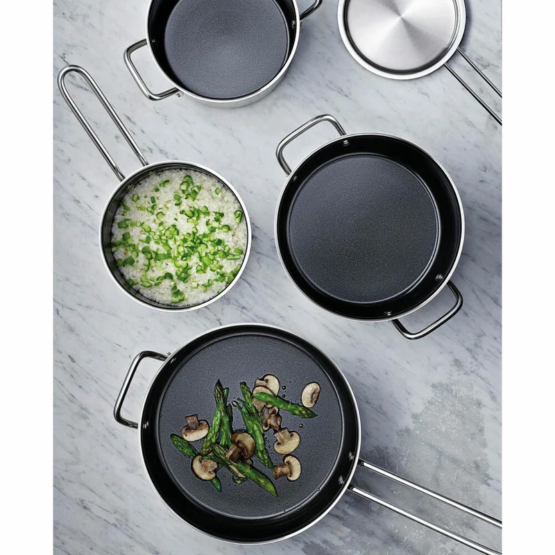 Eva Solo Topf, Kochtopf, Universaltopf, Suppentopf, Fleischtopf, Kochen, Edelstahl/Keramikbeschichtung, Ø 16 cm, 2.2 L, 212422